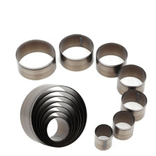 Ensemble de matrices de poinçonnage de trous en cuir premium coupe pochoir rond