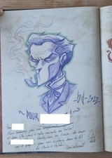 BD DANS LA TETE DE SHERLOCK HOLMES TOME 1 EO + DEDICACE COULEUR DAHAN