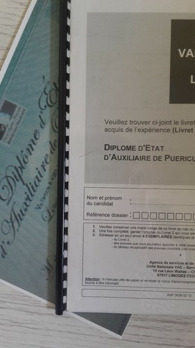 Livret vae auxiliaire - vae,