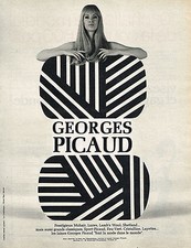 PUBLICITE ADVERTISING 014   1970   GEORGES PICAUD   laines