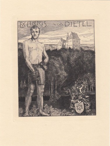 Exlibris livre art max - exlibris,