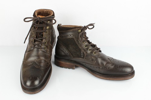 Bottines boots lacets cuir - boots, à