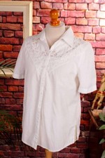Blouse Vintage Blanche En