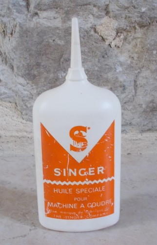 Ancien bidon huile - d'huile, singer