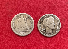 Etats-Unis. Lot 2 monnaies One