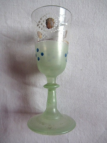 Ancien verre liqueur - verre,