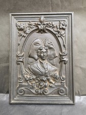 Plaque en fonte publicité De Dietrich Alsacienne 16 x 22,5 cms TBE