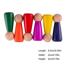 1 Set 6 Pcs DIY Figurines En