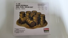Maquette militaire VULCAN - 56004 - WWII GERMAN 200L FUEL DRUM SET
