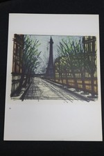 lithographie de BERNARD BUFFET paris la tour eiffel MOURLOT FRERES 1967