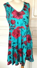 ROBE DRESS FLORALE ESTIVALE T
