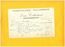 NEUVY-sur-BARANGEON / ORLEANS 18 45, MARECHALERIE TAILLANDERIE "Louis COLLADANT"