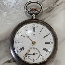 Ancienne montre gousset homme argent oméga