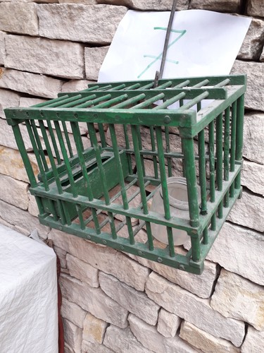 Cage ancienne bois - , "