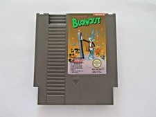 2x Nintendo NES : Les SCHTROUMPFS + Blowout  PAL B FRA Video Games