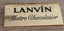 BROCHE DRAGO : LANVIN '' Maitre chocolatier " - introuvable sur le marché