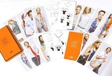 Foulard Hermès Paris comment rouler cartes à nouer a Nouer n°3 boîte orange...
