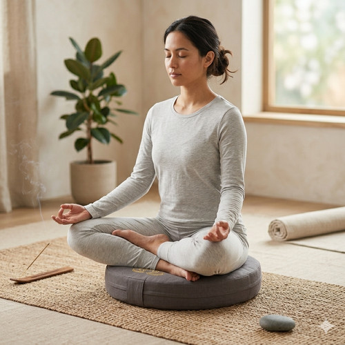 Coussin yoga zafu - coussin, méditation