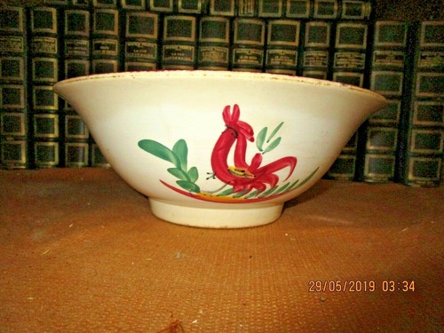 Saladier ancien porcelaine - saladier,