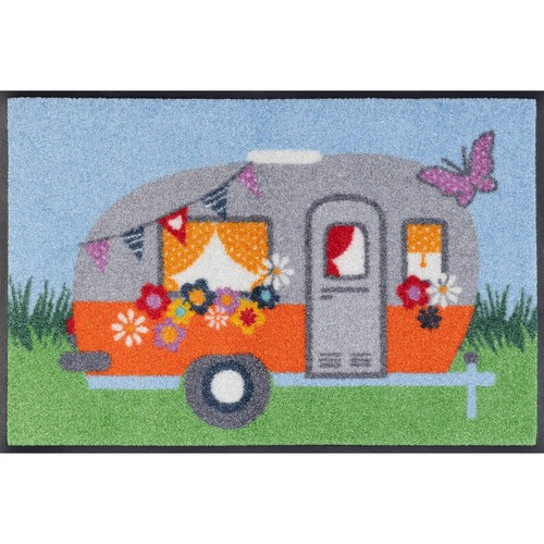 Paillasson happy camping tapis - happy,
