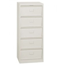 Armoire Colonnes à Clapets 5 Cases MTI Monobloc en Tôle Galvanisé Beige L43xH10