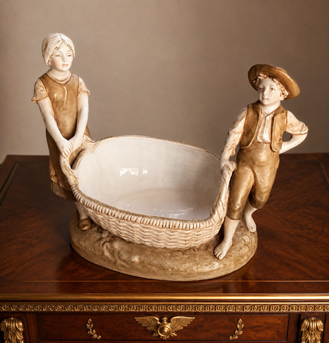 Jardinière ancienne royal dux - ancienne,