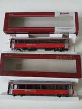 Collection Bemo Hom / 2 voitures  Rhb B 2467 et B 2468