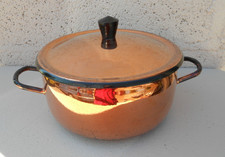 Cocotte émaillé cuivre - émaillé,