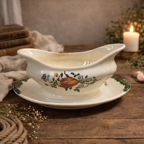Ancienne saucière villeroy - ancienne,