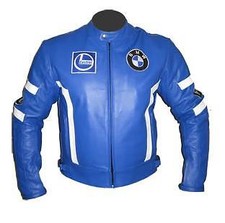 BMW Hommes Moto Cuir Courses Armure Protecteur Sport Blousons Veste Motard