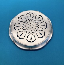 Dessous de plat CHRISTOFLE GALLIA métal argenté ART DÉCO 26 cm plateau table