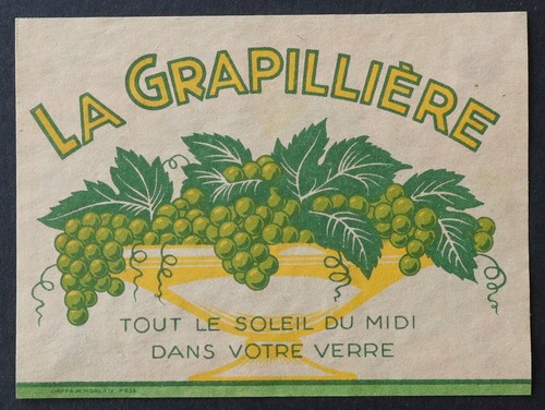 Ancienne étiquette vin - , la