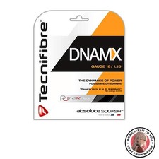 Chaîne de squash Tecnifibre neuve calibre 1,15 mm DNAMX 1,15 TF DN 115 noir