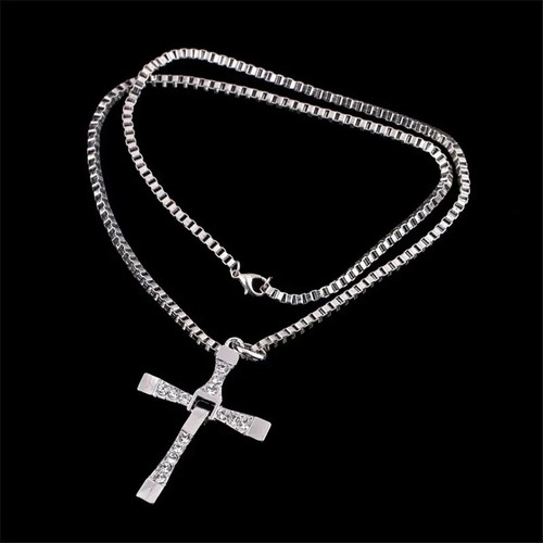 Collier croix jésus chaîne - collier,