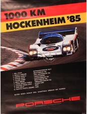 AUTO HOCKENHEIM 1985 Ruxj - POSTER HQ 50x70cm d'une AFFICHE VINTAGE