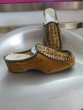 PANTOUFLE D'HIVER CHAUSSON FOURRURE DAXON TRES CONFORTABLE CAMEL T 38 NEUVE