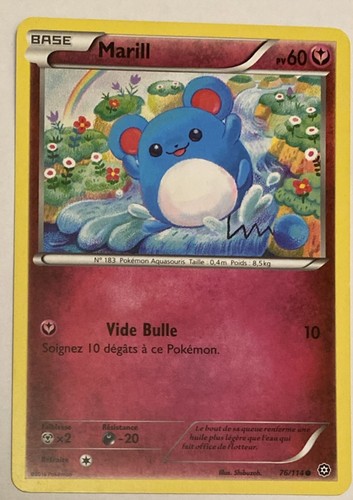 Carte pokémon marill - carte, 76