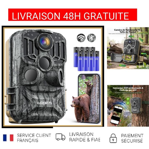 Caméra chasse 48mp - chasse,