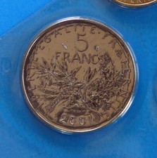 Superbe 5 Francs BU 2001 -