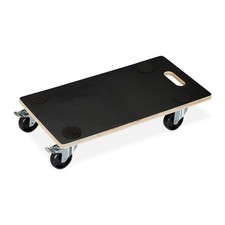 Planche de transport à roulettes plateau roulant socle mobile 4 roues