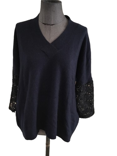 Très beau pull laine marine - très,