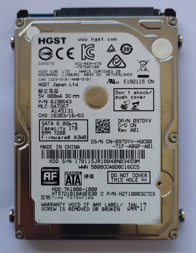 Disque dur hgst - dur,