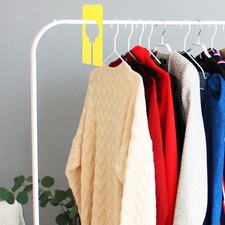  10 Pcs Diviseur Placard Séparateurs De Taille Porte-vêtements Portants À