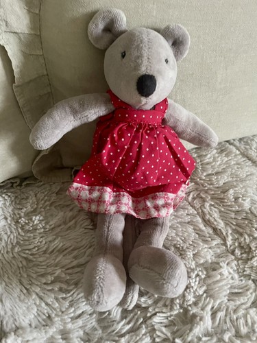 Doudou peluche souris moulin - peluche,
