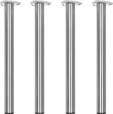 4x Pied de meuble Inox la Table Höhen-verstellbar Pied Réglable Haut 770-1100 MM