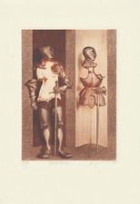 Gravure originale vintage