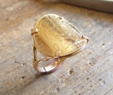 Bague pièce carats - bague, 9