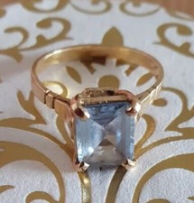  Bague En Or 18k Solitaire