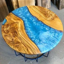 Table Basse D'Angle En Époxy