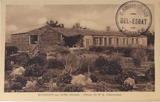 CPA  SAINT VINCENT SUR JARD VENDÉE 85 MAISON DE GEORGES CLEMENCEAU